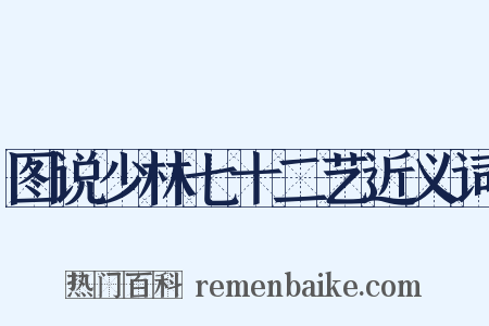 图说少林七十二艺近义词是什么意思的图片